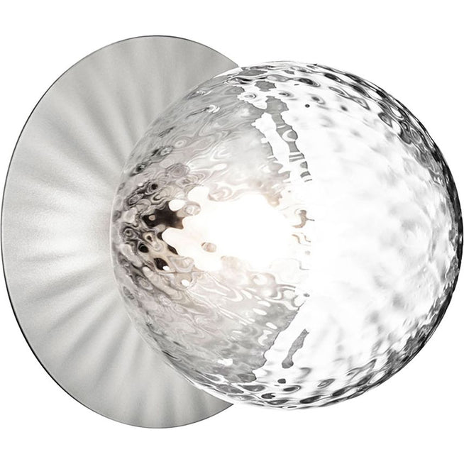 Photo of Liila 1 Light Silver/optic Clear - Wall Lamps