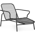 Thumbnail photo of Vig Chaise Longue - Liggestol - Black - L141 X W83 X H82,5 X Sh38 Cm