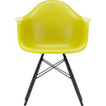Eames Plastic Armchair Daw - 34 Mustard - Black Maple - Matstolar - Charles & Ray Eames - Gul - Metall/trä/plast