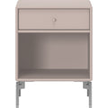 Thumbnail photo of Dream Nightstand - Mushroom / Matt Chrome Legs - Sängbord - Peter J. Lassen - Beige - Mdf
