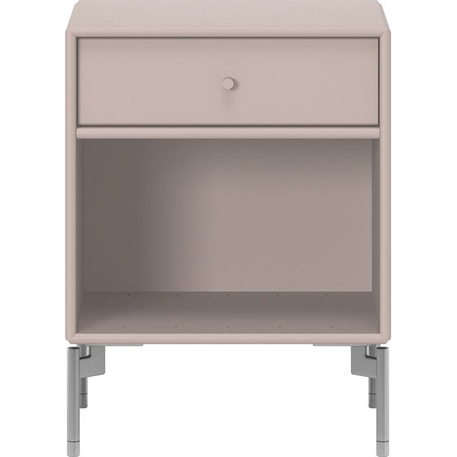Photo of Dream Nightstand - Mushroom / Matt Chrome Legs - Sängbord - Peter J. Lassen - Beige - Mdf