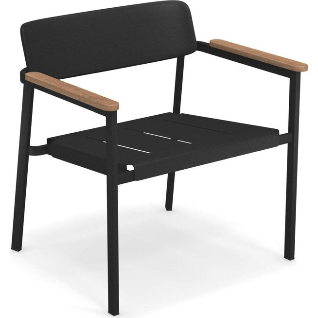 Photo of Shine Lounge Chair Black - Lounge Chairs - Arik Levy - Black - Wood