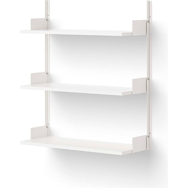 Photo of New Works Wall Shelf - Hylde - 90 - White / White - H90 X W83.5 X D30.5 Cm