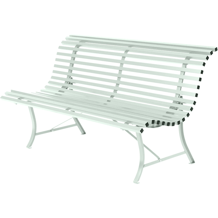 Photo of Louisiane Bench 150 cm Ice Mint A7 - Garden Benches - Blue - Metal