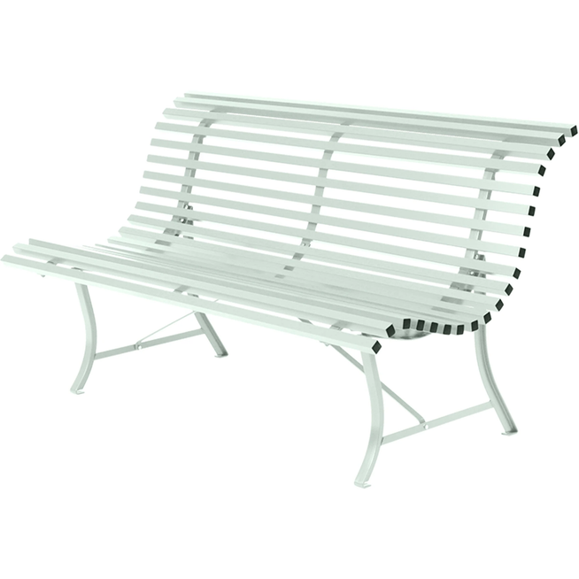 Photo of Louisiane Bench 150 cm Ice Mint A7 - Garden Benches - Blue - Metal