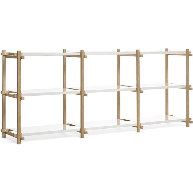 Photo of Woody Bookcase by Hay (low incl. 9 shelves)