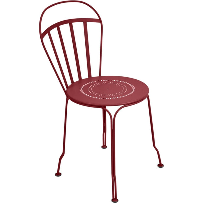 Photo of Louvre Chair Chili 43 - Matstolar Utomhus - Röd - Metal