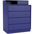 Thumbnail photo of Keep Chest Of Drawers, Plinth H7 cm - Monarch - Chest of Drawers - Peter J. Lassen - Blue - Wood