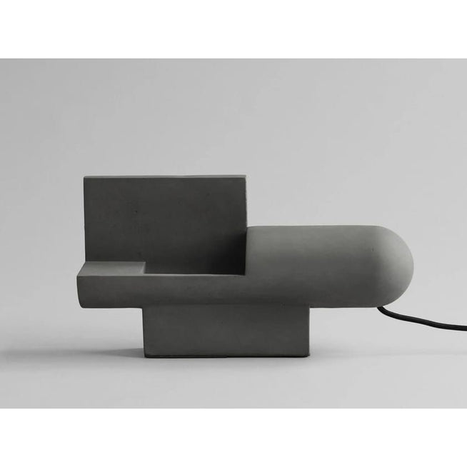 Photo of Brutalist Table Lamp Concrete Grey