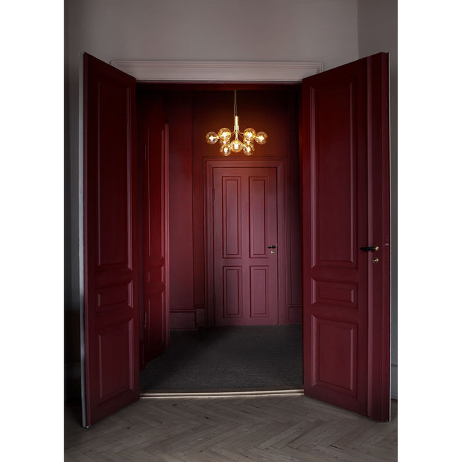 Photo of Apiales 9 Ceiling Brushed Brass / Gold Str 9 Ceiling