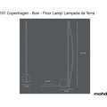 Thumbnail photo of Bow Floor Lamp Bronze