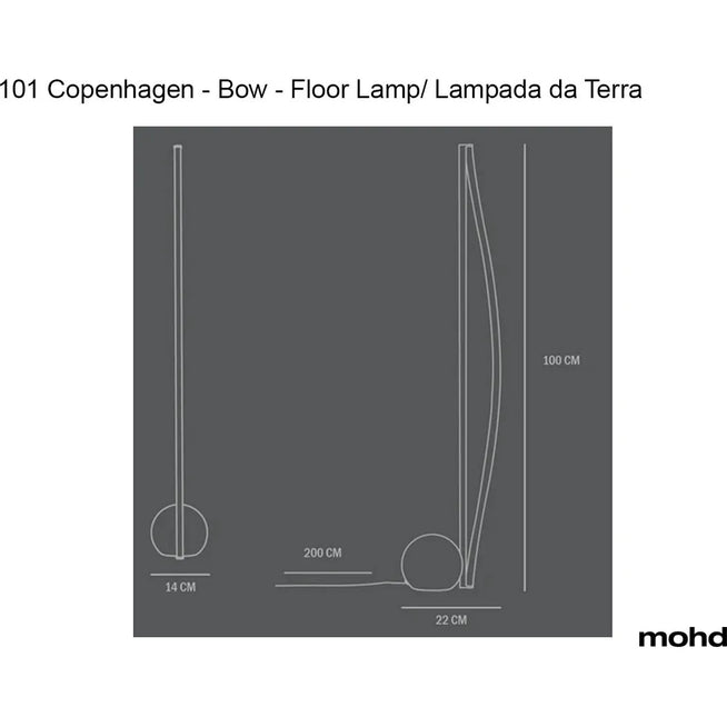 Photo of Bow Floor Lamp Bronze