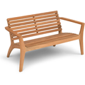 Regatta Lounge Bench - Garden Benches - Hans Thyge & Co - Brown - Wood