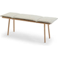Thumbnail photo of Skagerak Georg Bench From Fritz Hansen (oak (linen/ Fibre Wadding))