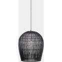 Hanging Lamp Buri Bulb Black