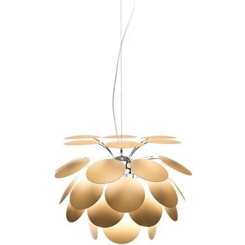 Photo of Discoco 68 Pendulum Lamp - Matte Beige - Pendulum Lamp - Christophe Mathieu - Beige