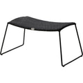 Thumbnail photo of Breeze footstool 5369 li/ls/lw - black - W: 72 x D: 36 x H: 36 cm