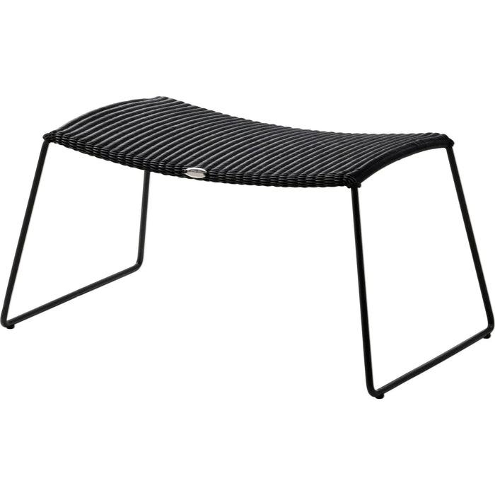 Photo of Breeze footstool 5369 li/ls/lw - black - W: 72 x D: 36 x H: 36 cm