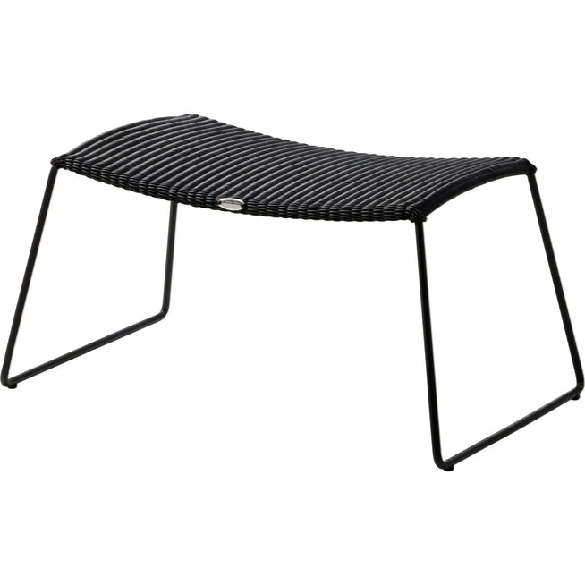 Photo of Breeze footstool 5369 li/ls/lw - black - W: 72 x D: 36 x H: 36 cm