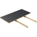 Thumbnail photo of C35 Table Extension Leaf 95x45 Cm Dark Grey-oak Nature Lacquered