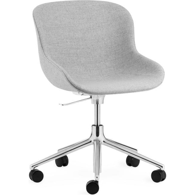 Photo of Hyg Chair Swivel Frame 5w Gas Lift - Full Upholstery - Office Chair - Seat: Synergy 16 / Frame: Aluminium - L: 72.5 x D: 72.5 x H: 78/92 x Sh: 38/52 cm