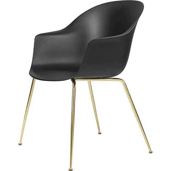 Photo of Bat Dining Chair, Un-Upholstered, Conic Base