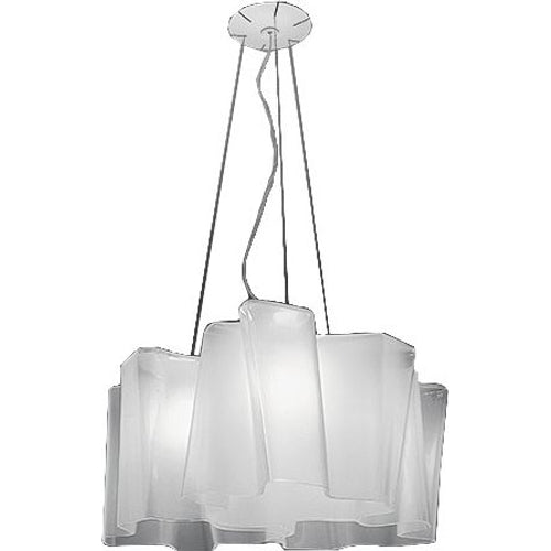 Photo of Logico Pendellampa 3 In Line Silke - Pendellampor - Michele De Lucchi,gerhard Reichert - Vit