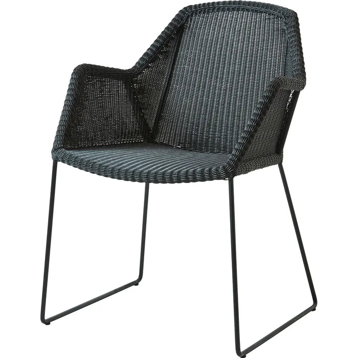 Photo of Breeze Stol 5467 Li/ls/lw  - Havestol - Sort - B: 60 X D: 62 X H: 83 X Sh: 45 Cm