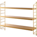 Thumbnail photo of String Pocket, Ash/white - Wall shelves - Nils Strinning - Wood-coloured, white - Metal/wood