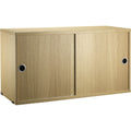 Thumbnail photo of String Cabinets/Sliding Doors 78x30, Oak - Shelving - Nils Strinning - Wood - Wood