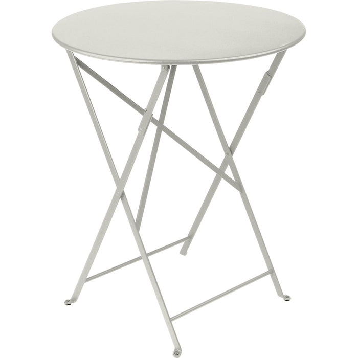 Bistro Table Ø 60 cm - Clay Grey - Small Table & Side Table Outdoor - Green, Grey - Metal