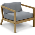 Thumbnail photo of Virkelyst Chair, Teak, Fossflakes Padding, Outdoor Textile /