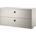 Thumbnail photo of String drawer unit 78x30, Beige, 1-pack - Shelving - Nils Strinning - Beige - Wood