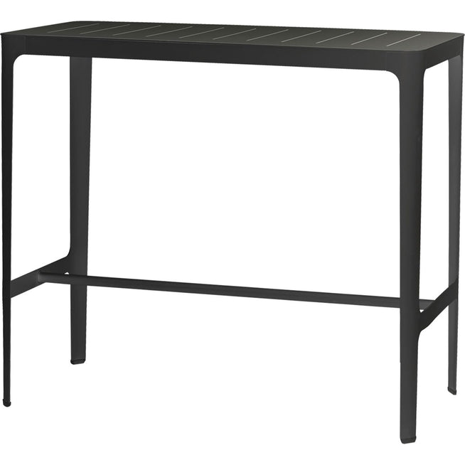 Photo of Cut Bar Table, Black Aluminium - Garden Table - Welling/Ludvik - Black - Metal