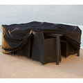 Thumbnail photo of Cane-line Cover - Cover - Cover 10 - 5610s: Dining tables max. 160 cm incl. chairs - W: 165 x D: 145 x H: 100 cm