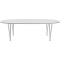 Thumbnail photo of B614 Superellips, 120x240 Cm, Laminat, Vit, Krom - Matbord - Arne Jacobsen,bruno Mathsson,piet Hein - Vit - Metall/trä