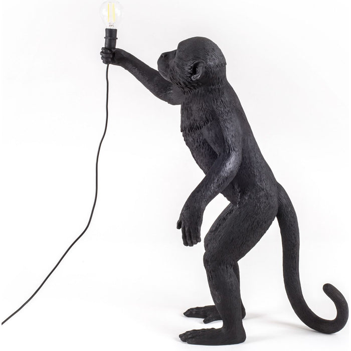 Photo of Monkey Lamp Outdoor Standing Black - Bordslampor Utomhus - Marcantonio Raimondi Malerba - Svart