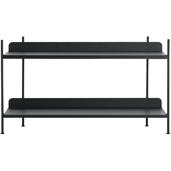 Photo of Compile Shelving System/configuration 1, Black - Shelving System - Cecilie Manz - Black - Metal