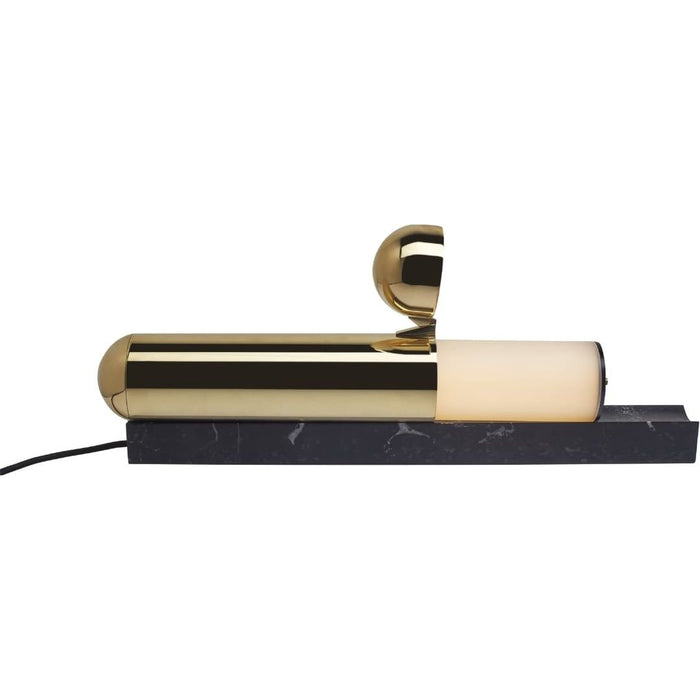 Photo of Isp Table Lamp Polished Brass/Black Marble - Dcw Editions