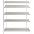 Thumbnail photo of Compile Shelving System/configuration 3, Grey - Hyllsystem - Cecilie Manz - Grå - Metall