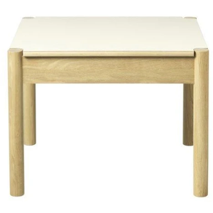 Photo of C44 Coffee Table with Reversible Table Top 60x60 cm - Beige/Black Laminate