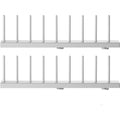 Thumbnail photo of String Plate Rack Grey - 30 cm/8 Plates - Shelving - Anna von Schewen,björn Dahlström - Grey - Metal