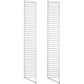 Thumbnail photo of String Floor Headboard 200, Black, 2-pack - Shelving - Nils Strinning - Black - Metal