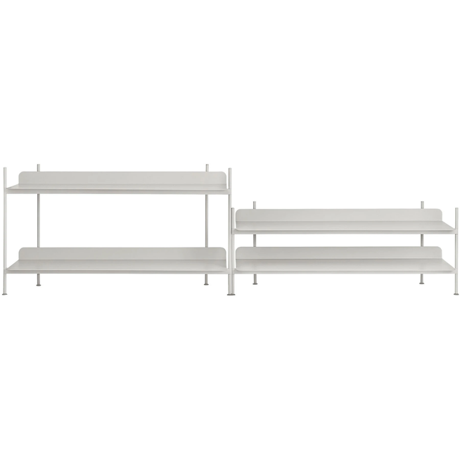 Photo of Compile Shelving System/configuration 5, Grey - Hyllsystem - Cecilie Manz - Grå - Metall