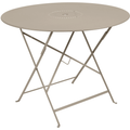 Thumbnail photo of Floréal Table Ø 96 cm, Nutmeg - Outdoor dining table - Beige - Metal