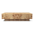 Thumbnail photo of Burl Coffee Table - Sofabord - Natural - W:70 X H:30 X D:117 Cm