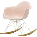 Thumbnail photo of Eames Plastic Armchair RAR - 41 Pale Rose - White Base - Golden Maple - Dining Chairs - Metal/wood/plastic