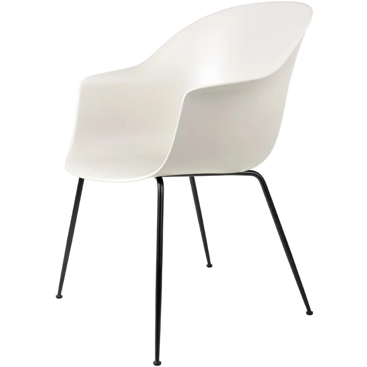 Bat Dining Chair, Un-Upholstered, Conic Base