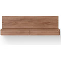 Thumbnail photo of Tana Wall Mounted Media Module - Hylde - Walnut - H40,6 X W130 X D35,2 Cm