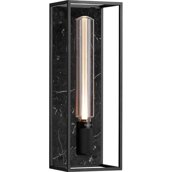 Photo of Buster + Punch - Caged Wall 1.0 Large - Satin Black Marble, Buster Bulb Tube - Vägglampor - Massimo Buster Minale - Svart